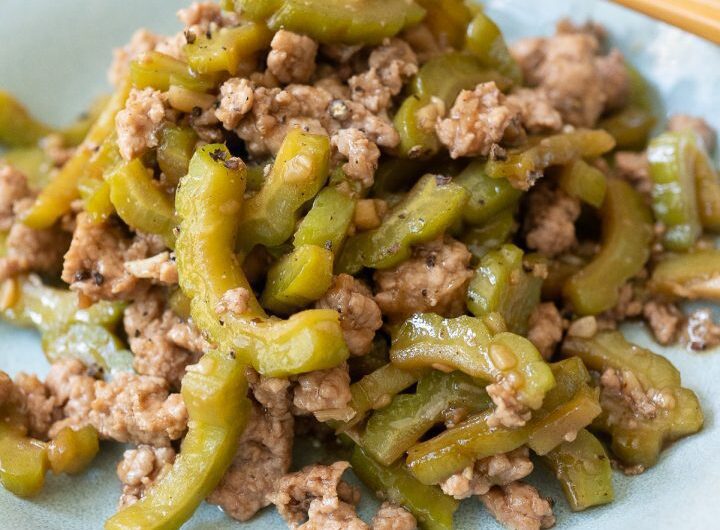 Bitter Melon Stir Fry With Pork