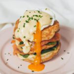 Eggs benedict pancakes