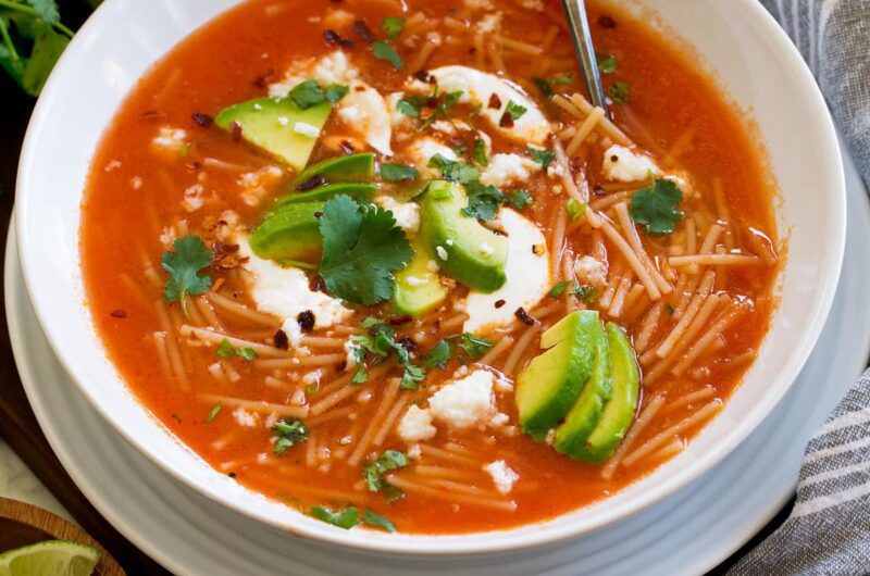 Sopa de Fideo: The Best Fall Soup Recipes Ever