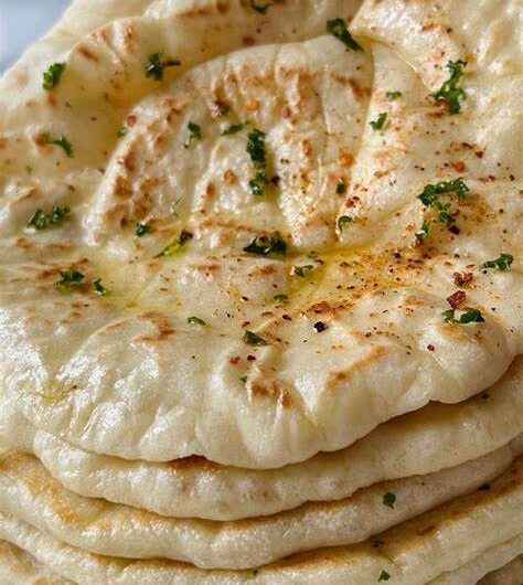 Easy No-Oven Turkish Bazlama Bread with Just 3 Ingredients