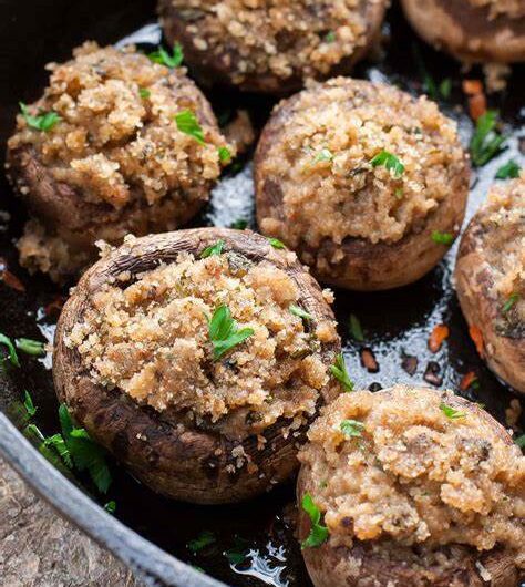 Mouth-Watering Stuffed Mushrooms