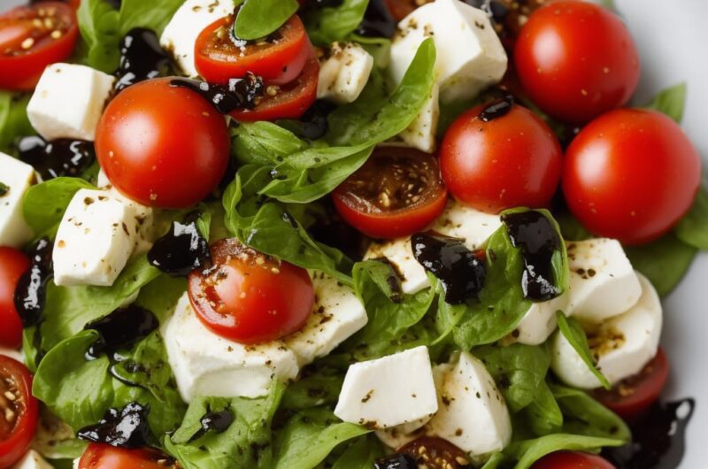 Caprese Salad with Balsamic Reduction