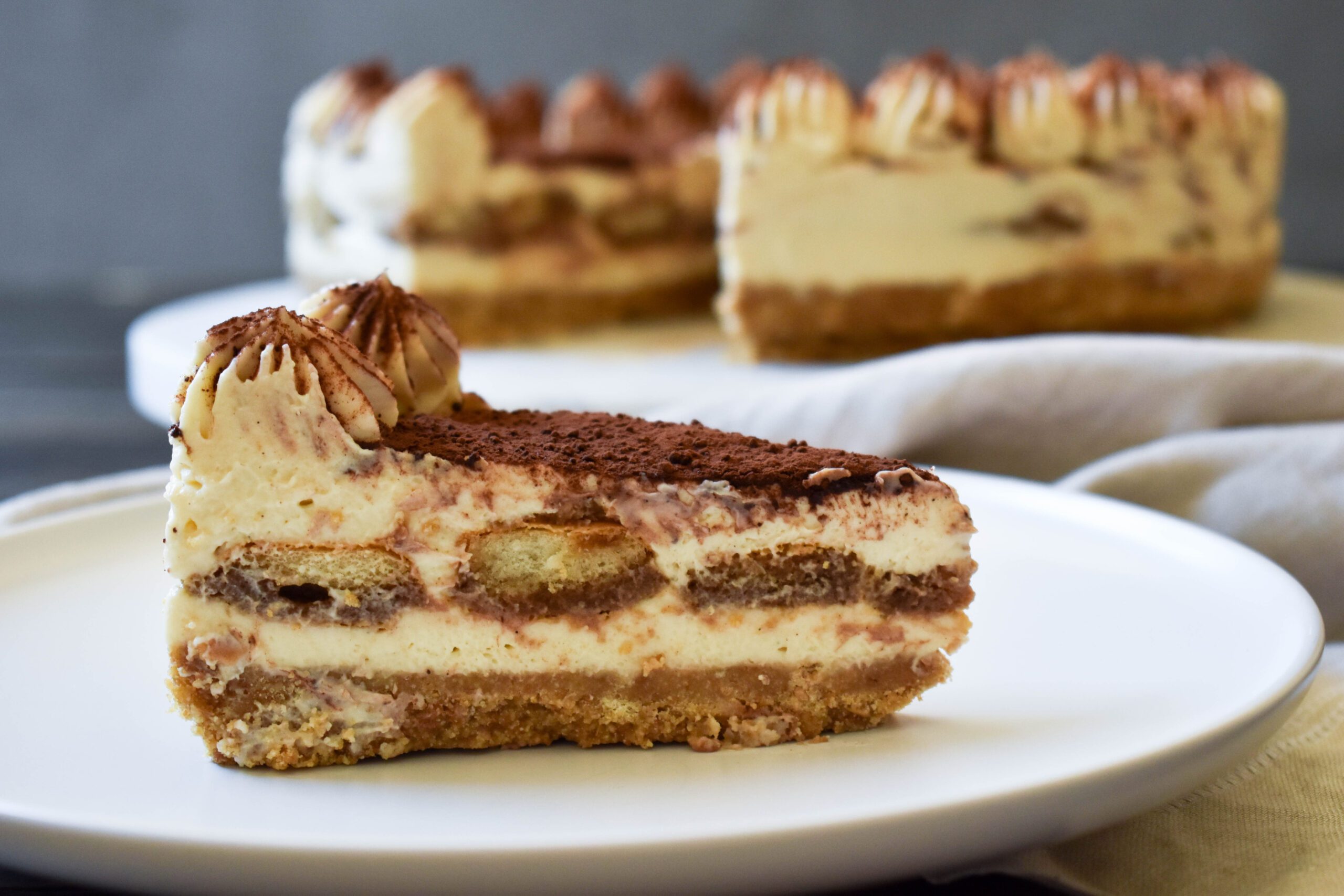 No-Bake Tiramisu Cheesecake