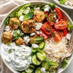 greek chicken meatballs