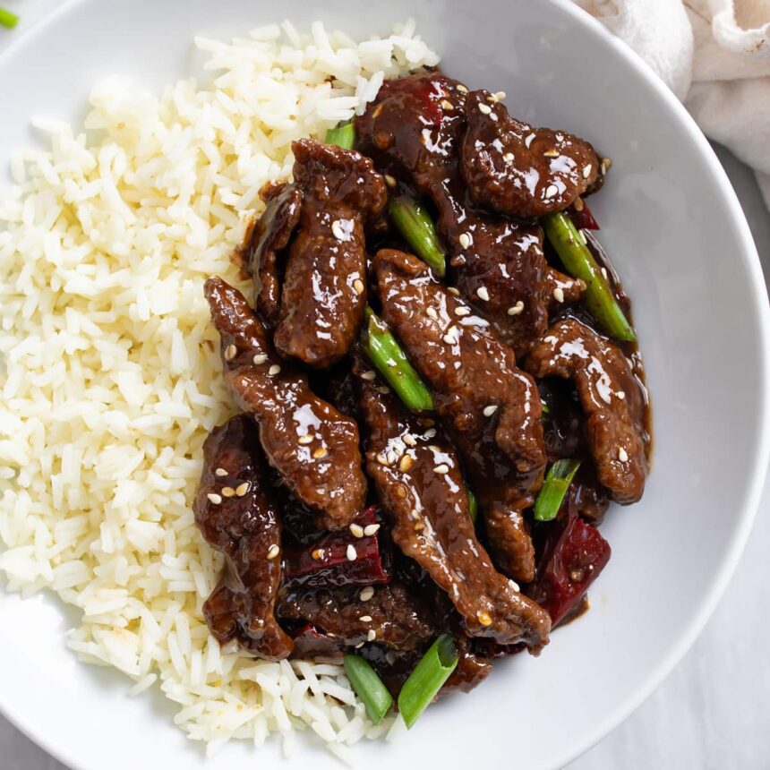Mongolian Beef Mongolian Bee