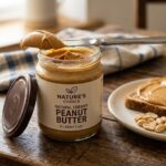 homemade peanut butter jar
