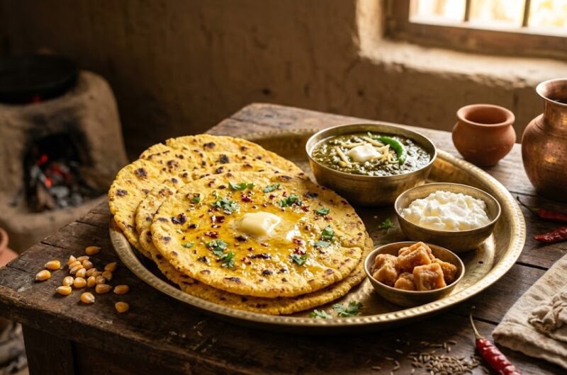 Makki Ki Roti (Maize Flour Flatbread)