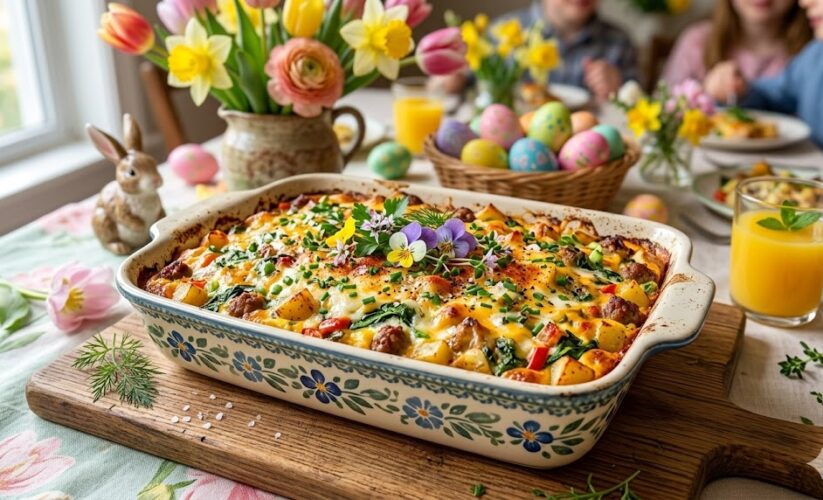 easter brunch casserole baked