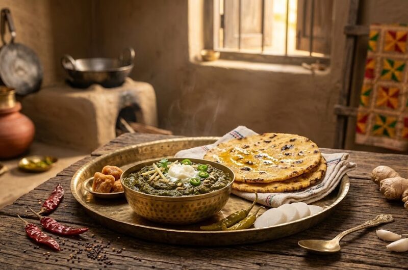 Sarson ka Saag Recipe (Authentic Punjabi Style)