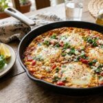 frittata slice with vegetables