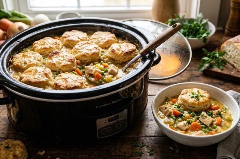 Crock Pot Chicken Pot Pie