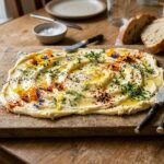 butter board with herbs