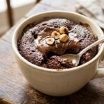 nutella chocolate mug cake for one
