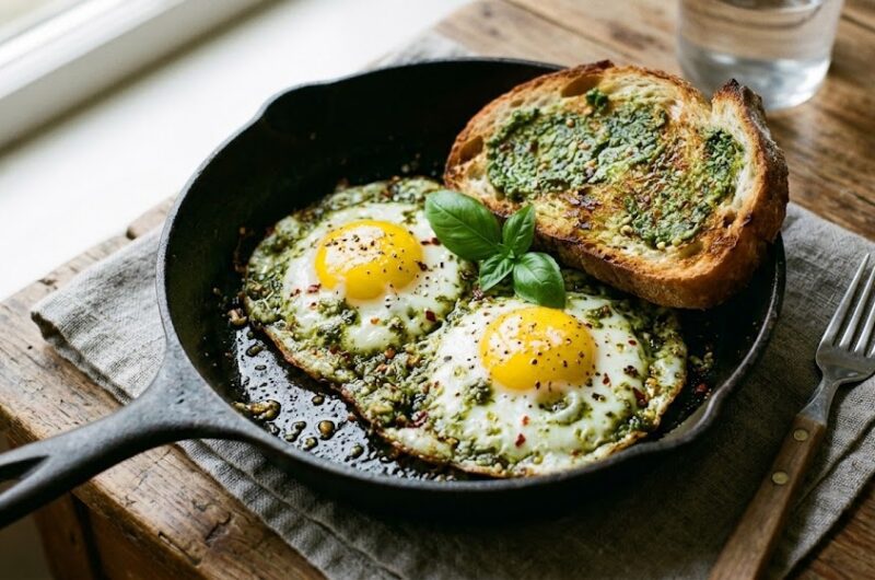 Pesto Eggs Recipe