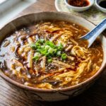 chinese hot and sour soup bowl