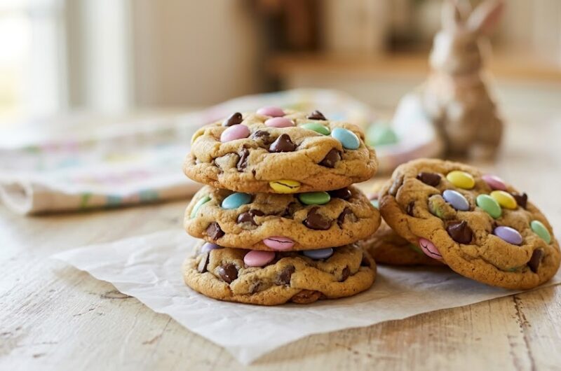 The BEST Easter Chocolate Chip Cookies