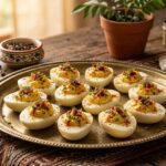 classic deviled eggs platter