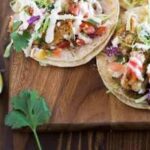 easy fish tacos with cabbage and sauce