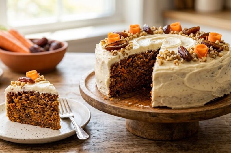 Carrot Date Cake