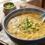 restaurant style egg drop soup bowl