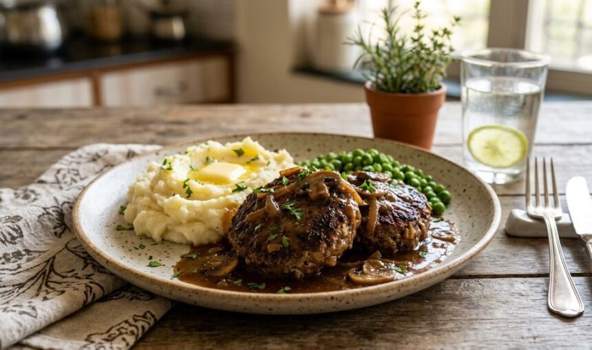 salisbury steak with onion gravy