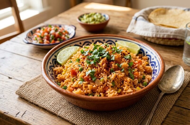 Mexican Rice Recipe (Arroz Rojo)