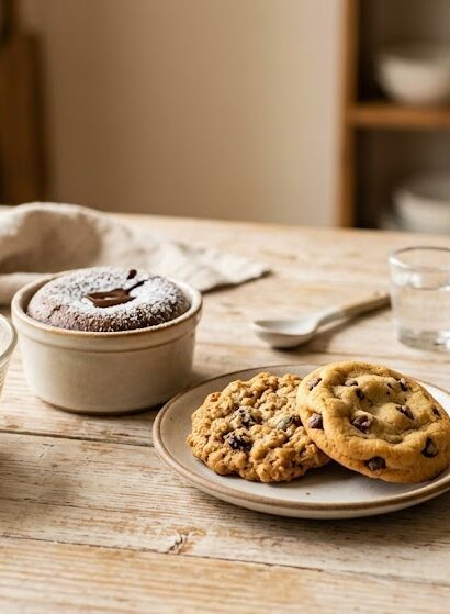easy homemade dessert served in bowl,