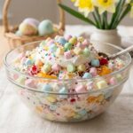 easter fluff salad pastel marshmallows