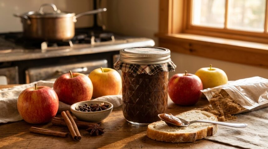 homemade apple butter spread