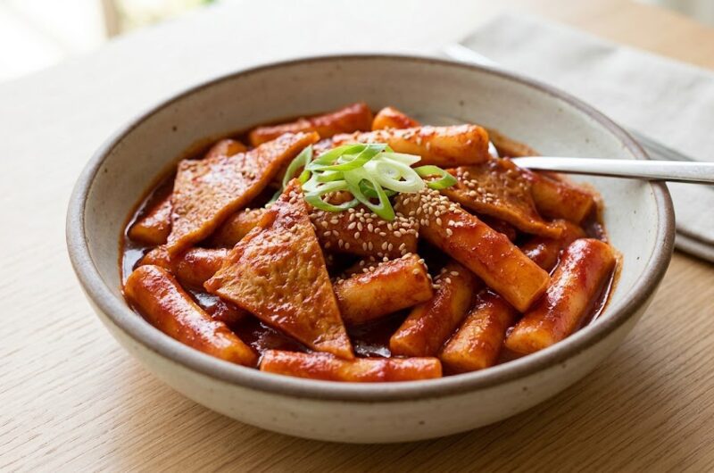 Tteokbokki (Spicy Rice Cakes)