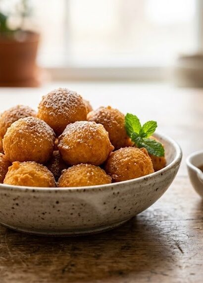 thai street food sweet potato balls