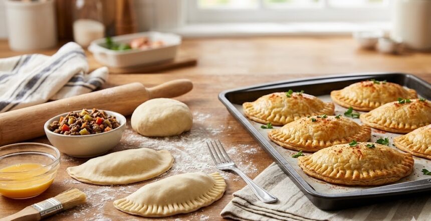homemade beef empanadas plate