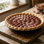 pecan pie close up