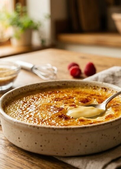 creamy french custard dessert