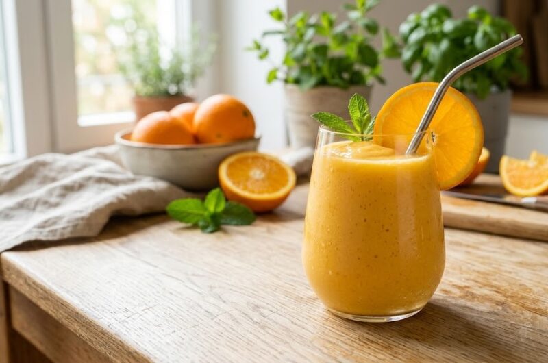 Healthy Orange Creamsicle Smoothie
