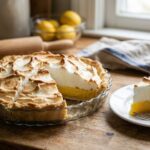grandmas lemon meringue pie close up