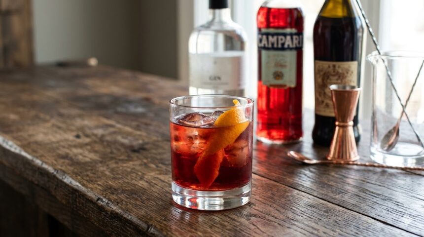 classic italian cocktail glass