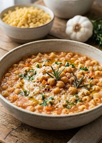 garlic herb chickpeas bowl,