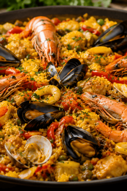 seafood paella recipe