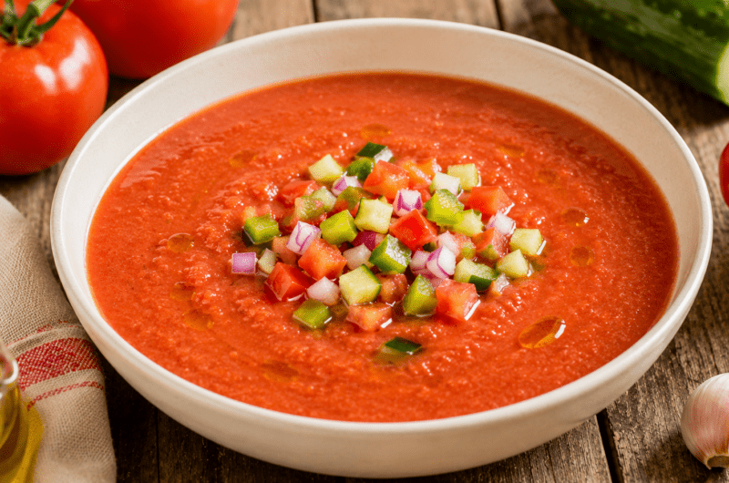 Authentic Andalusian Chilled Spanish Gazpacho