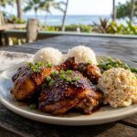 hawaiian soy sauce chicken plate