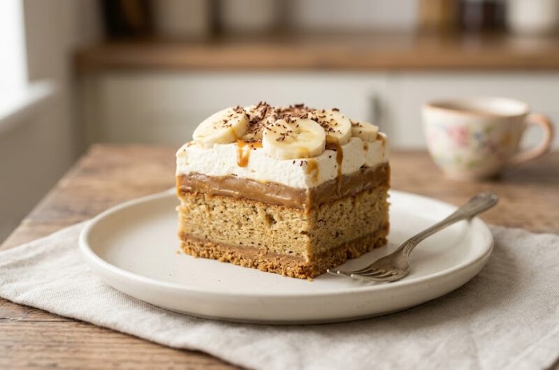 Banoffee Snack Cake