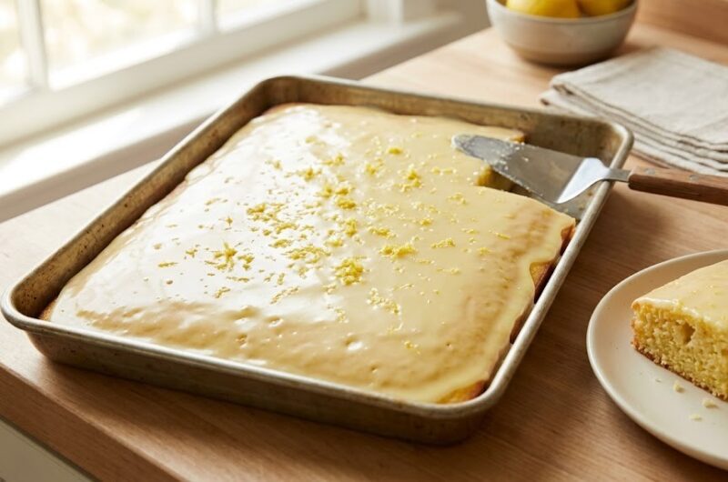Lemon Texas Sheet Cake