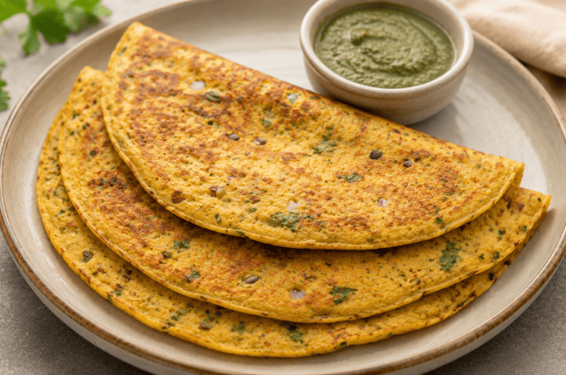 Besan Chilla Recipe