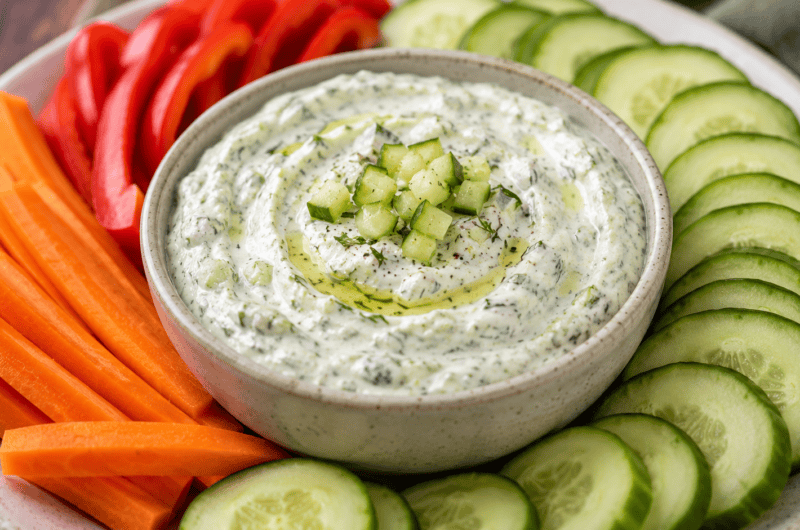 Cucumber Curd Dip for Diabetics