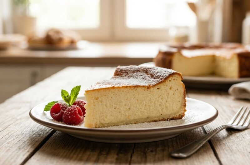 Ricotta cheesecake