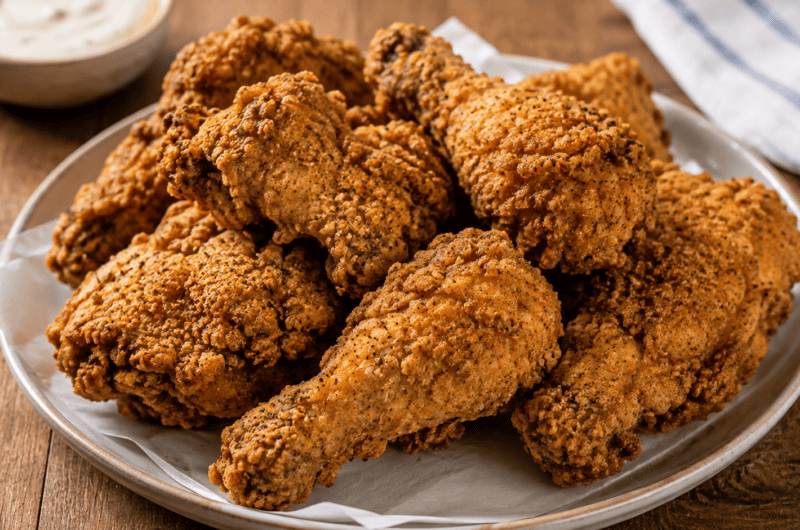 Air Fryer Buttermilk Fried Chicken