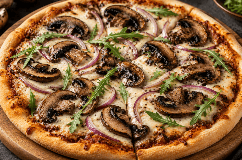 Portobello Mushroom Pizza