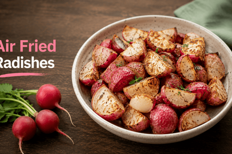 Air-Fried Radishes