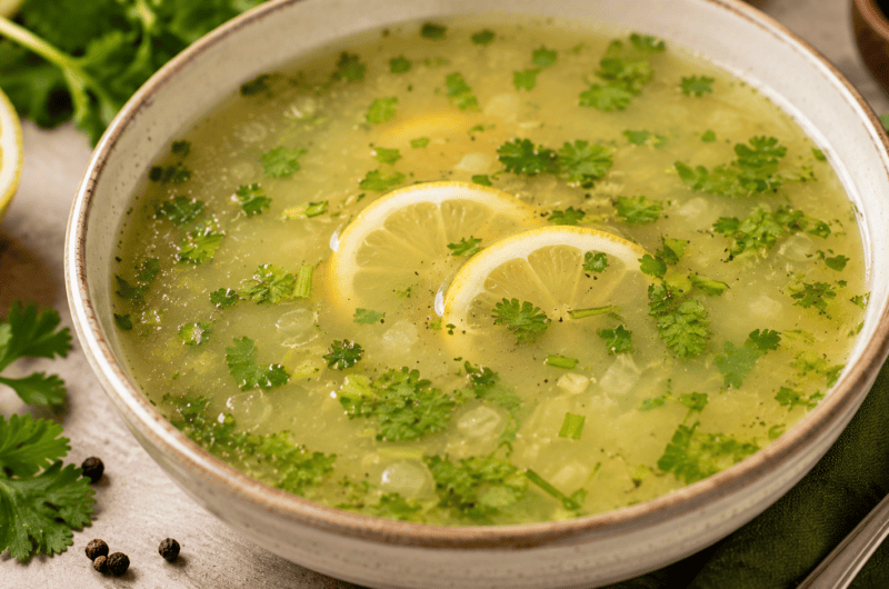 Lemon Coriander Soup